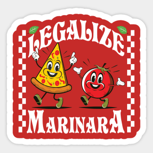 Legalize Marinara Sticker